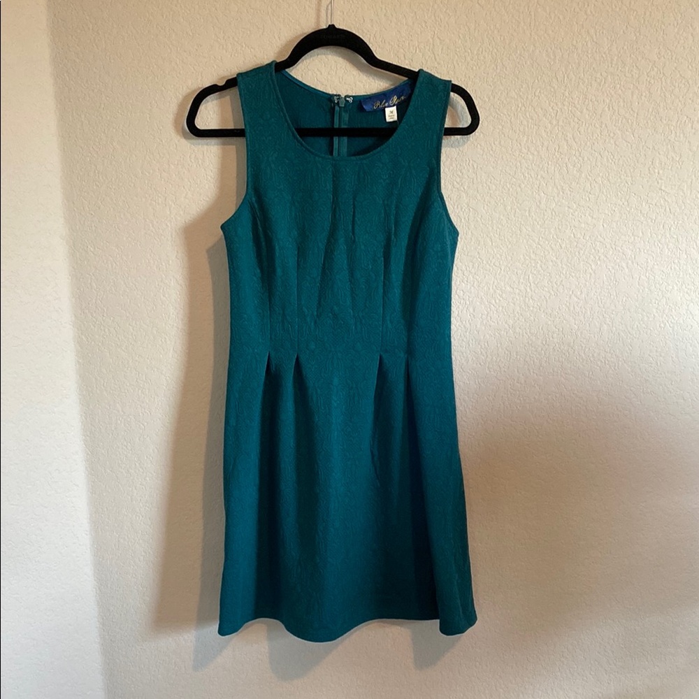 Francesca’s Teal Sleeveless Dress
